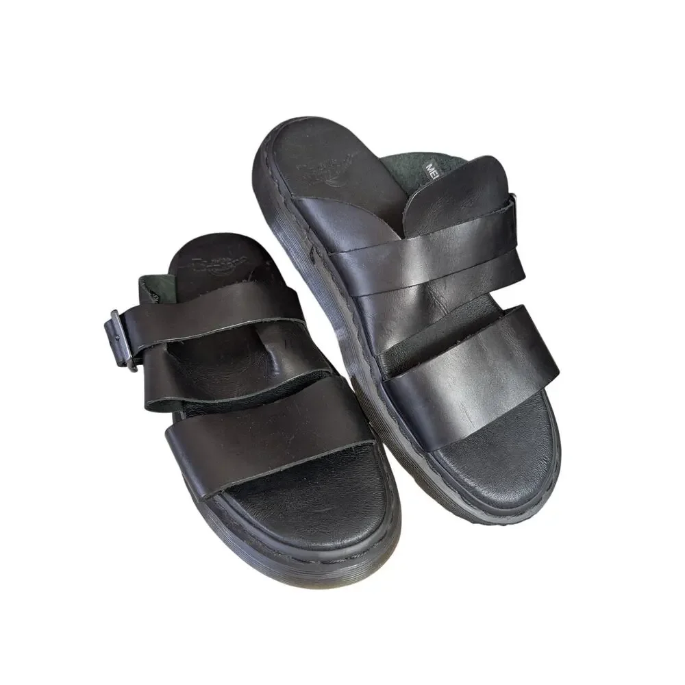 Dr, Martens Brelade Mens Black Sandals 12 EU 46